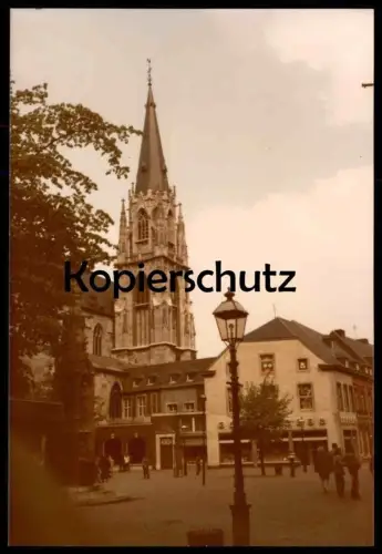 ALTES ORIGINAL FOTO AACHEN INNENSTADT 1976 LATERNE LAMPE Aken Aix-la-Chapelle Straßenbeleuchtung Photo 13 cm x 9 cm