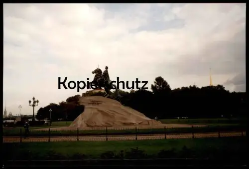 ÄLTERES ORIGINAL FOTO DENKMAL LENINGRAD DER EHERNE REITER MEDNY WSADNIK Sankt Petersburg Russia photo