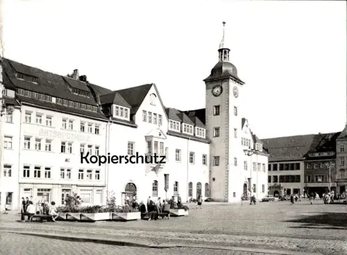 ÄLTERES GROSSES FOTO FREIBERG RATSAPOTHEKE RATHAUS 23 cm x 17 cm Bild photo