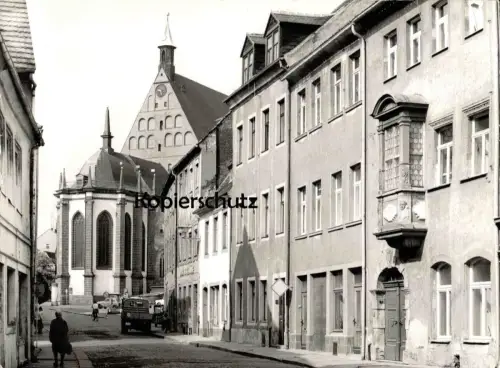 ÄLTERES GROSSES FOTO FREIBERG INNENSTADT 23 cm x 17 cm Bild photo