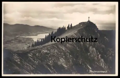 ALTE POSTKARTE BODENSCHNEID GIPFELKREUZ BAYERN Ottmar Zieher Ansichtskarte AK postcard cpa