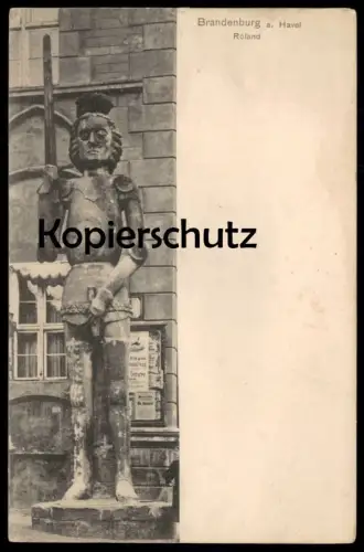 ALTE POSTKARTE BRANDENBURG AN DER HAVEL ROLAND Ansichtskarte cpa postcard