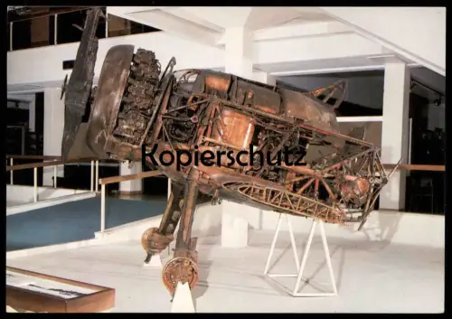 POSTKARTE GLOSTER GLADIATOR AFTER THE BATTLE MILITÄR-FLUGZEUG military plane airplane avion cpa AK