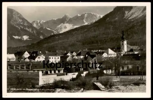 ALTE POSTKARTE FERLACH IM ROSENTAL MIT KOSCHUTTA 1942 KOSCHUTA KÄRNTEN