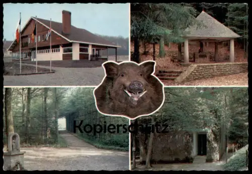 ÄLTERE POSTKARTE BRULY DE PESCHE BUNKER WOLFSSCHLUCHT ABRI NAMUR cpa postcard Ansichtskarte AK