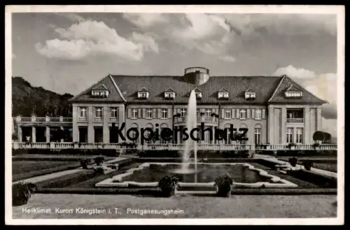 ALTE POSTKARTE KÖNIGSTEIN IM TAUNUS POSTGENESUNGSHEIM 1936 Ansichtskarte