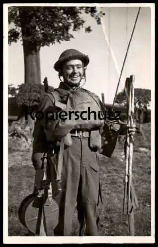 ALTE POSTKARTE SIGNALMAN SCOTLAND 1942 GLASGOW SIGNALMANN SCHOTTLAND postcard