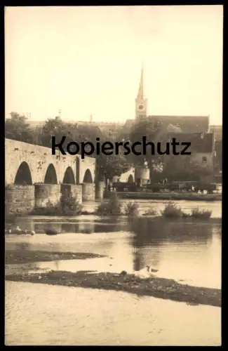 ALTE POSTKARTE OCHSENFURT AM MAIN PANORAMA MIT BRÜCKE Ansichtskarte AK cpa postcard