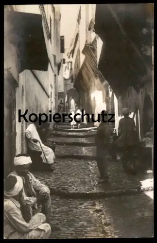 ALTE POSTKARTE ALGER CASBAH RUE N´FISSA ALGÉRIE ALGERIA ALGERIEN cpa Ansichtskarte postcard