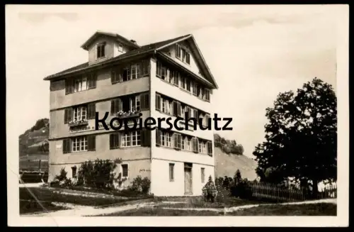ALTE POSTKARTE OBERIBERG GASTHAUS PENSION ZUM HIRSCHEN Schwyz Schweiz Suisse Helvetia Ansichtskarte AK cpa postcard