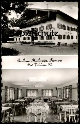 ÄLTERE POSTKARTE GASTHAUS KISTLERWIRT KRONWITT POST BAD FEILNBACH Ansichtskarte