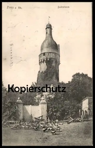 ALTE POSTKARTE ZONS JUDENTURM Juden-Turm Juddeturm Ansichtskarte AK cpa postcard