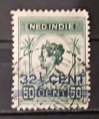 Briefmarken Ned Indien Niederlande Kolonien mit Aufdruck Königin Wilhelmina