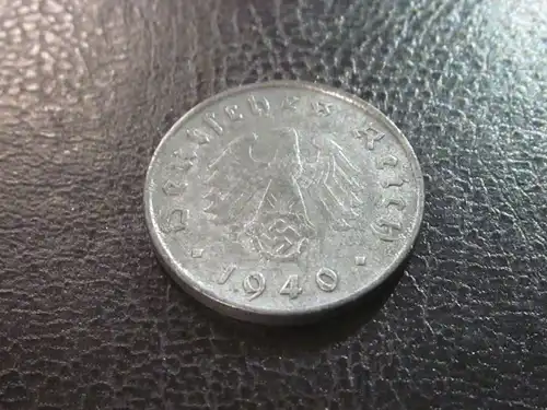 Münze Drittes Reich 10 Reichspfennig 1940 G