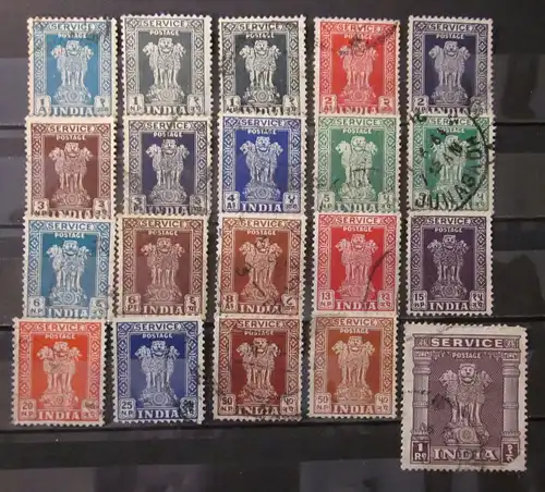 Briefmarken Sammlung Asien Indien 