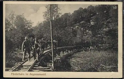 Förderbahn im Argonnenwald