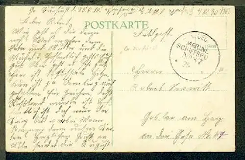 KAIS. DEUTSCHE MARINE-SCHIFFSPOST No 87 (25.6.)15 (=SMS Großer Kurfürst)