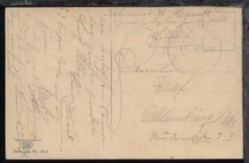 KAIS. DEUTSCHE MARINE-SCHIFFSPOST Nr. 403 16.9.1917 (= Sperrfahrzeugdivision der