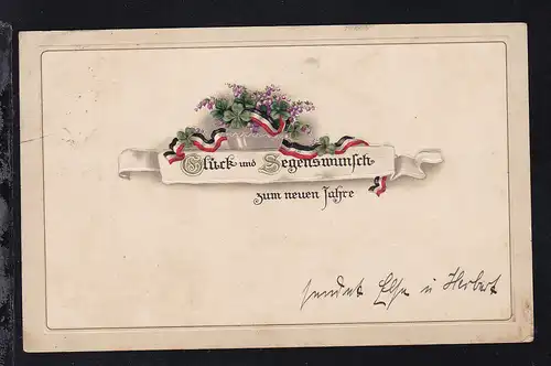 Glück und Segenswunsch zum Neuen Jahre