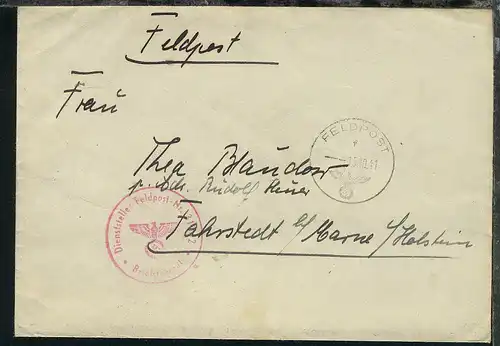 FP-f 15.10.41 + BfSt. 31242 (5. Küstenschutz-Verband