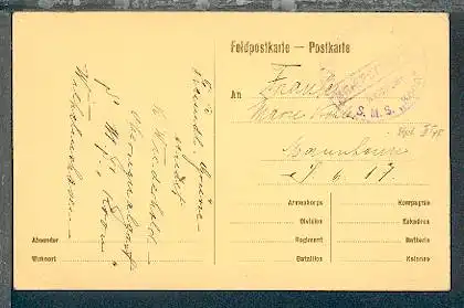 zu MSP 140 viol. BfSt. Kommando SMS Roon auf FP-Kte