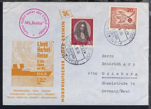 MS Berlin 7 verschiedene Belege (012-BE-006, 3x 007, 013, 2x 016), 