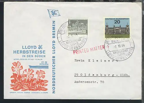 MS Berlin 10 verschiedene Sonder-Umschläge (007/012, 014/017) 