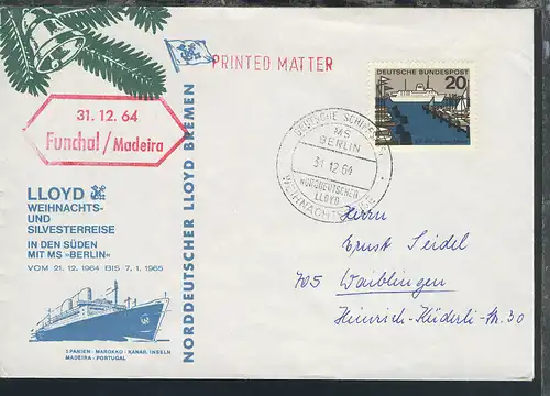 MS Berlin 10 verschiedene Sonder-Umschläge (007/012, 014/017) 