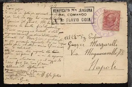 1918 viol. K2 R NAVE FLAVIO GIOIA + R3 