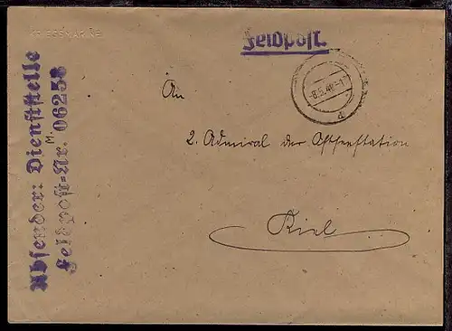 Tarn-Stpl. 8.5.40 + Dienststellen-L2 M 06253 (5. T-Boots-Flottille) 