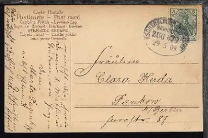 ASCHERSLEBEN-KOHLFURT ZUG 677 29.5.09 auf Pfingst-Kte