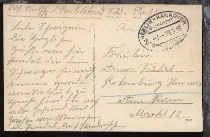 BERLIN-HANNOVER Z. 1 29.3.16 auf FP-CAK