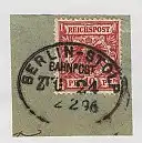 BERLIN-STOLP ZUG 24 2.2.96 auf Bf.-Stück