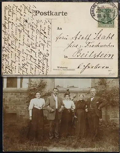 CASSEL-FRANKFURT (MAIN) ZUG 773 28.4.08 auf Foto-AK