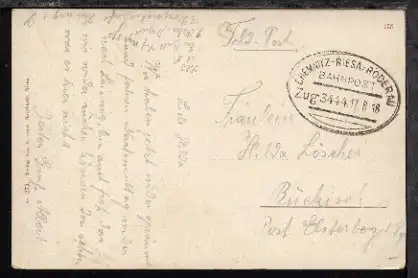 CHEMNITZ-RIESA-RÖDERAU ZUG 3444 17.8.18 auf FP-CAK