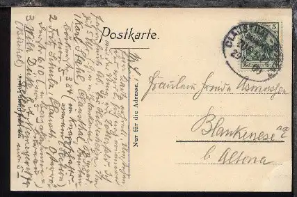 CLAUSTHAL-GOSLAR ZUG 977 29.10.09 auf AK