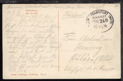 CÖLN-FRANKFURT (MAIN) ZUG 248 15.8.16 auf FP-AK