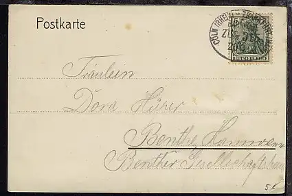 CÖLN (RHEIN)-FRANKFURT (MAIN) ZUG 315 20.8.07 auf AK