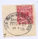 CÖLN (RHEIN-NIEDERLAHNSTEIN ZUG 129 17.7.96 auf Bf.-Stück