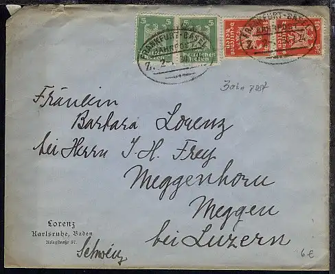 FRANKFURT-BASEL Z. 2 30.7.24 auf Bf. in die Schweiz