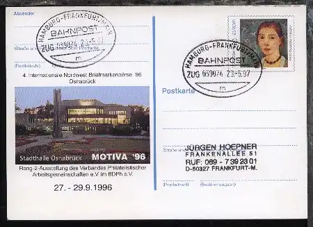 HAMBURG-FRANKFURT/MAIN m ZUG 039074 29.5.97 auf GSK