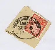HEILIGENHAFEN-ORTH ZUG 6 22.?.26 auf Bf.-Stück
