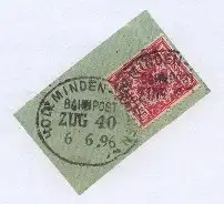 HOLZMINDEN-AACHEN ZUG 40 6.6.96 auf Bf.-Stück