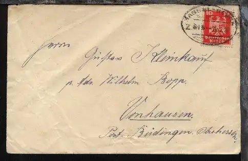 KASSEL-BEBRA Z. 615 26.2.27 auf Bf., Bf. Bef.-Sp.