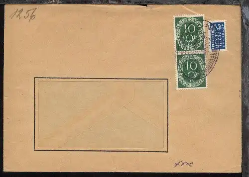 KÖLN-FRANKFURT (MAIN) ZUG 1256 30.8.53 auf Fenster-Bf.