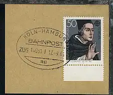 KÖLN-HAMBURG ag ZUG 14031 I 14.9.84 auf Bf.-Stück