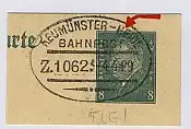 NEUMÜNSTER-HEIDE Z. 1062 4.4.29 auf Bf.-Stück