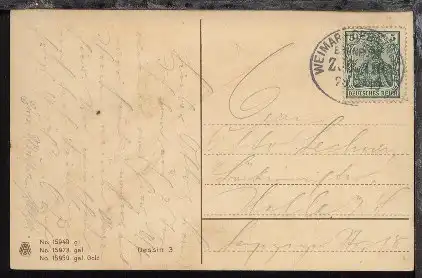 WEIMAR-GERA (REUSS j.L.) ZUG 110 26.12.10 auf Weihnachts-Kte