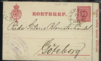 PKXP No 4B 23.1.1894 auf Ktenbf. nach Göteborg