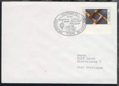 1978/83 14 verschiedene Belege mit diversen Zeppelin-Jubiläums-SSt.